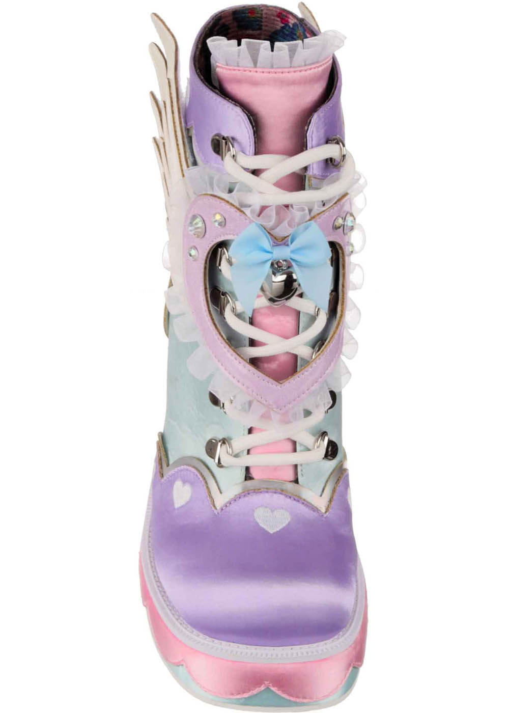 Heart Way There Boots Black By Irregular Choice